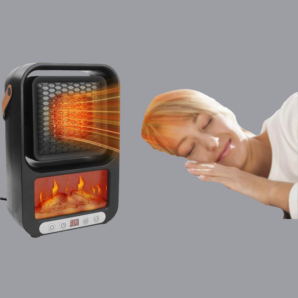 Mini Calefactor Eléctrico Portátil con mando a distancia 