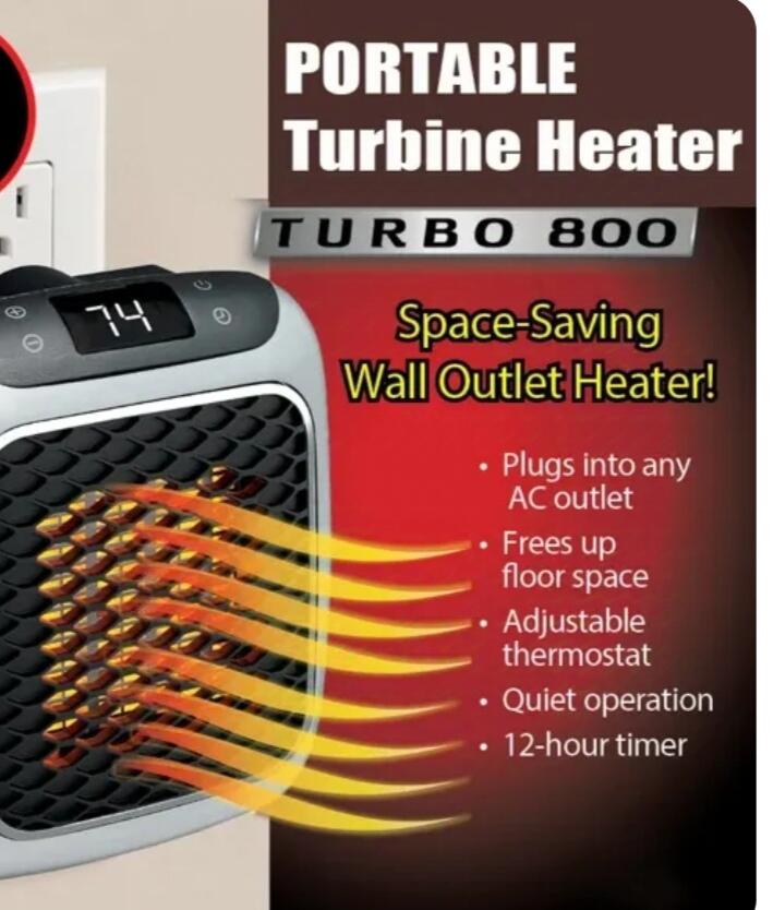 Calefactor Portátil 800W