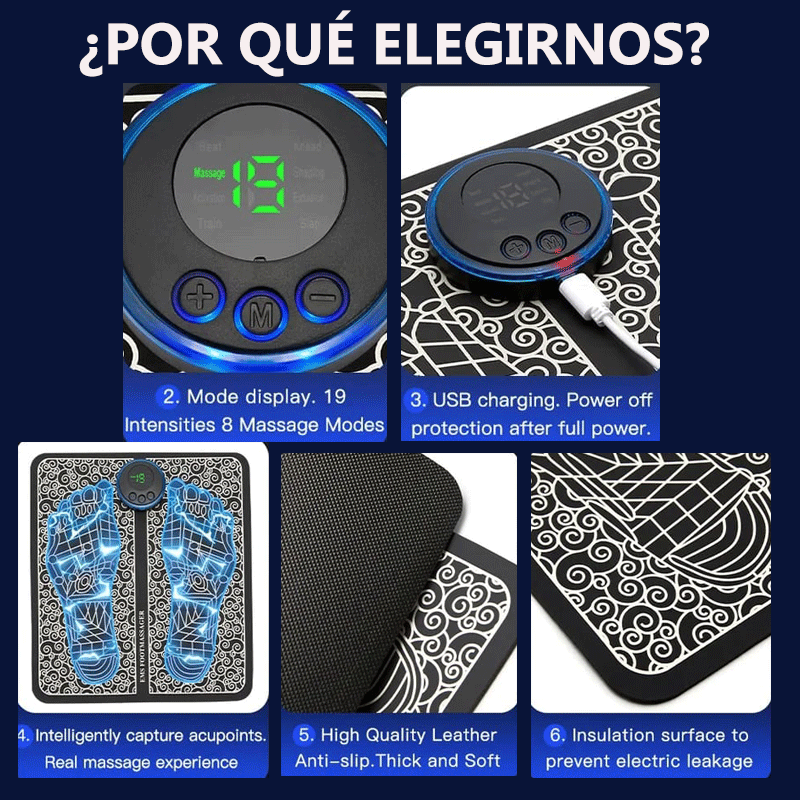 Masajeador de pies eléctrico