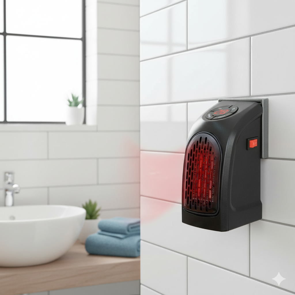 Mini Calefactor de Enchufe Portátil Heatpod InnovaGoods 400 W